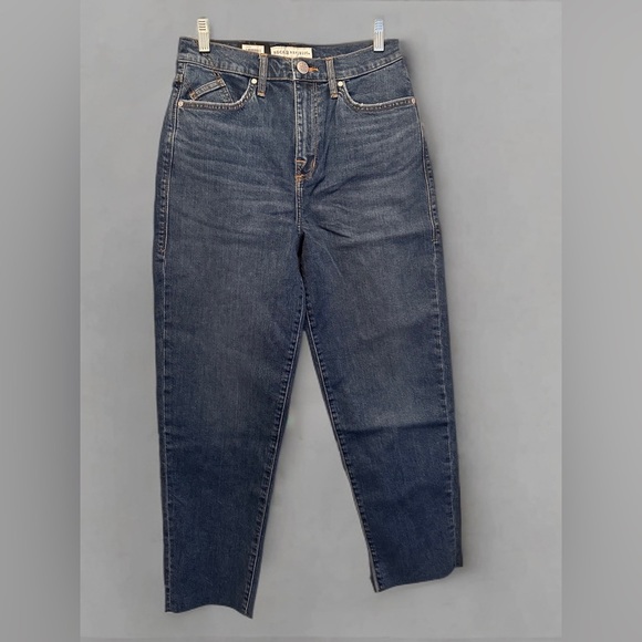 NWT Women's Shea High Rise Straight Ankle Jean Color Blue Size 6 - Picture 12 of 12